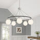 Elle 5 Light 28 inch Polished Nickel Chandelier Ceiling Light