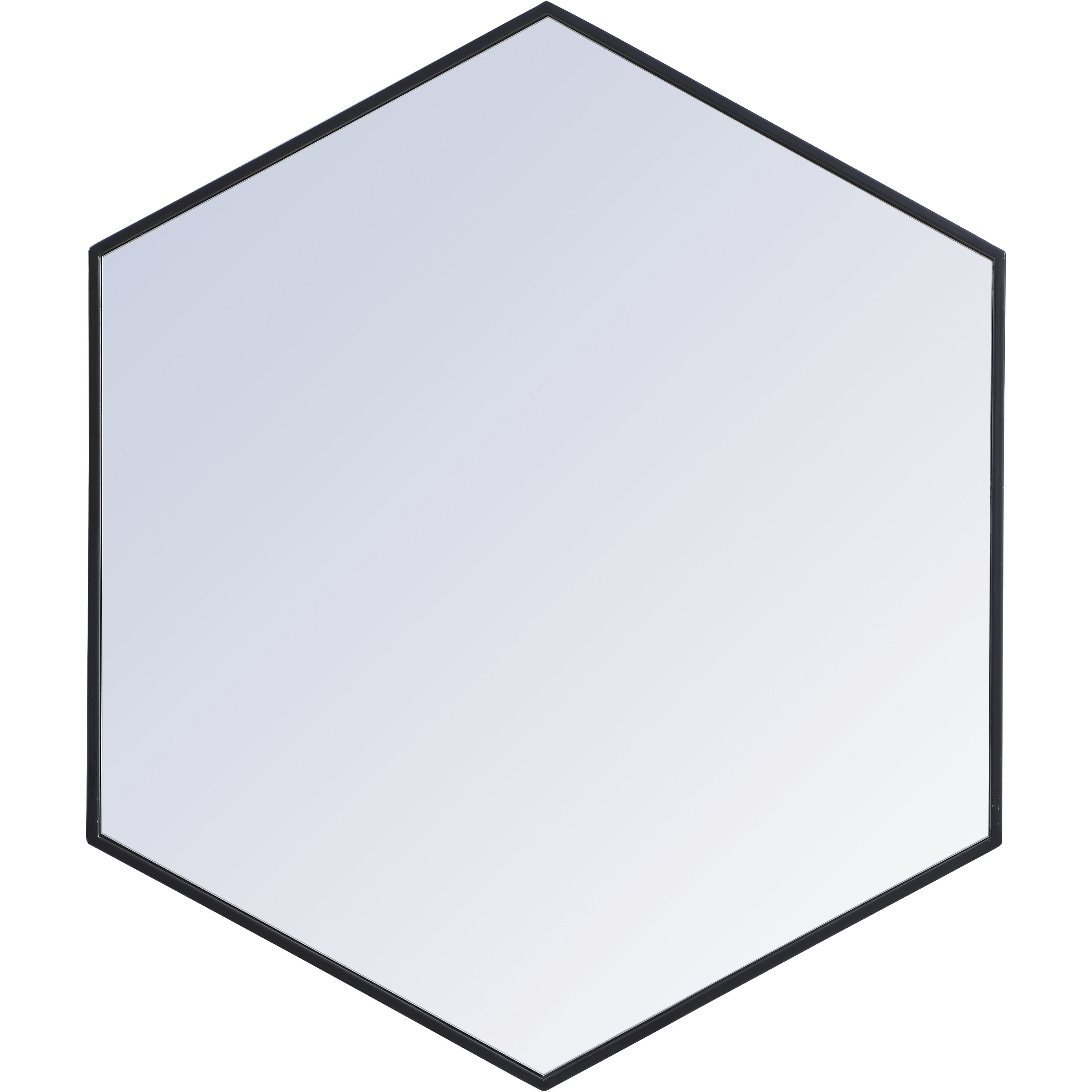 Eternity 38 X 32 inch Black Wall Mirror