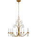 C&M by Chapman & Myers Shannon 8 Light 32.63 inch Antique Gild Chandelier Ceiling Light