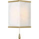 Christiane Lemieux Cleor 7 inch Burnished Brass Bath Vanity Wall Light