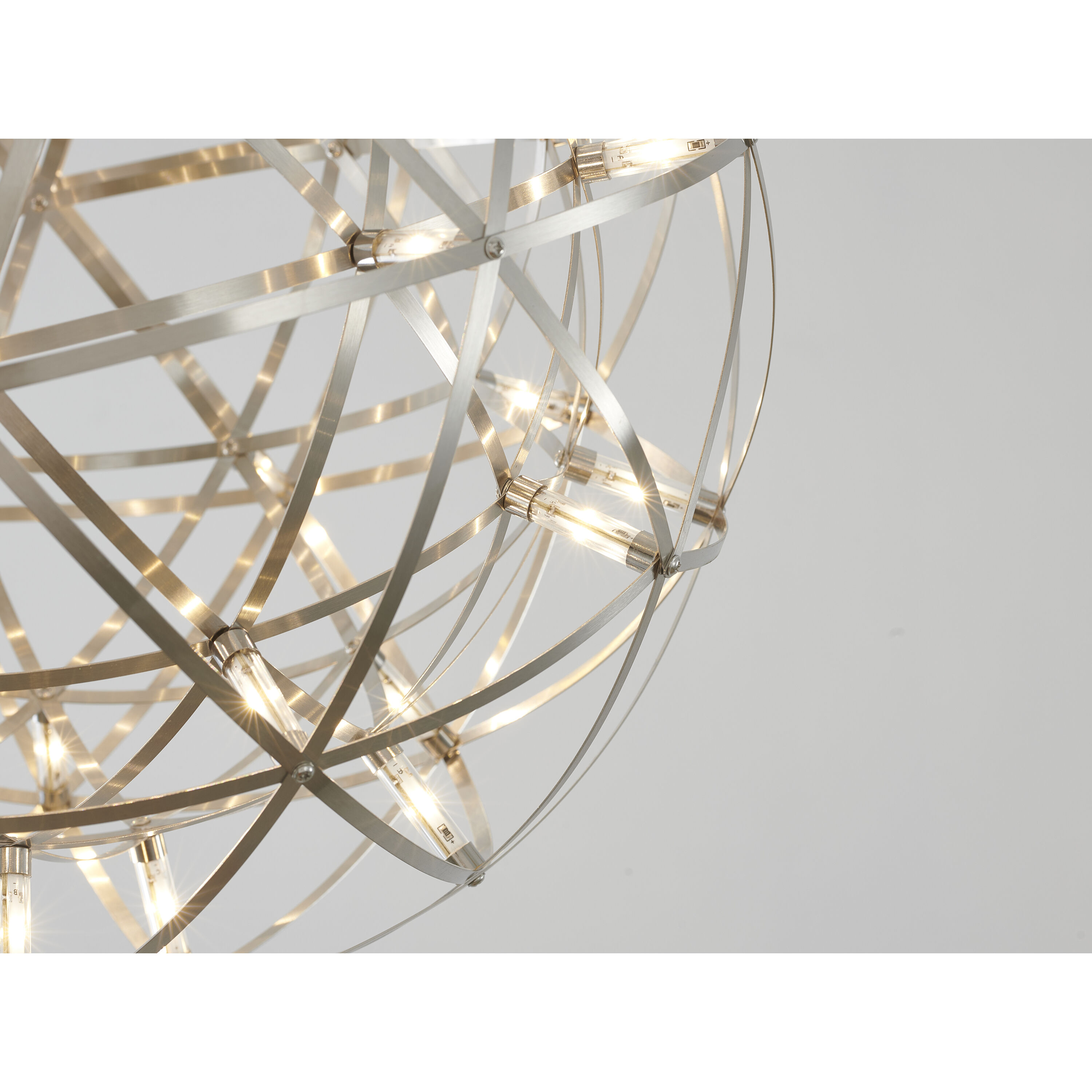 Canada LED 17.7 inch Satin Nickel Chandelier Ceiling Light