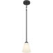 Strayhan 1 Light 5.75 inch Matte Black Mini Pendant Ceiling Light