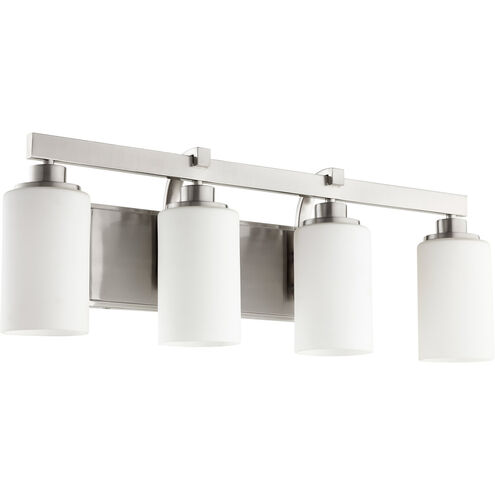 Lancaster 4 Light 28 inch Satin Nickel Vanity Light Wall Light