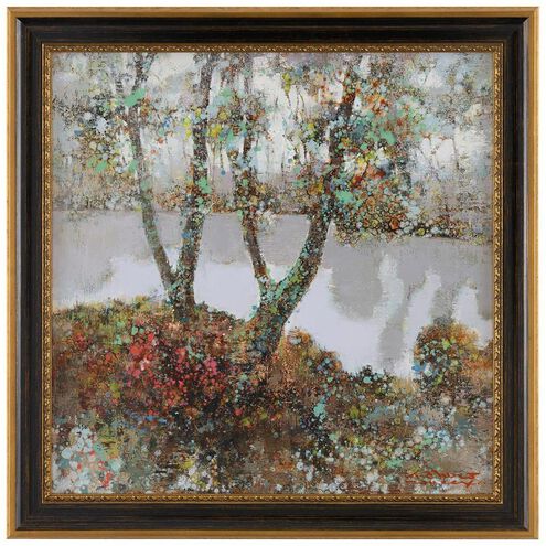 LM Zhou's Calm Creekside Oils And Original Art, Landscape