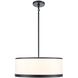 High Street 4 Light 18 inch Black Pendant Ceiling Light