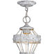 Ferris 1 Light 8 inch Oyster Mini Pendant Ceiling Light