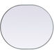 Asha 36 X 30 inch Silver Mirror in 30 x 36