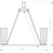 Titus 6 Light 26 inch Modern Gold Chandelier Ceiling Light
