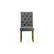 Tufted Back Natural Dining Chair