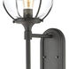Girard 1 Light 28 inch Charcoal Outdoor Wall Sconce