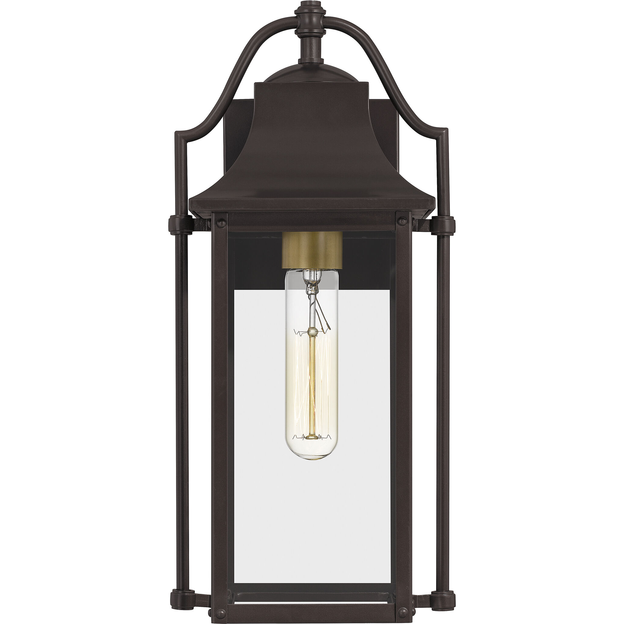 Manning 1 Light 15 inch Western Bronze Outdoor Wall Lantern