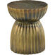 Rasi 18.5 inch Antique Brass Table/Stool