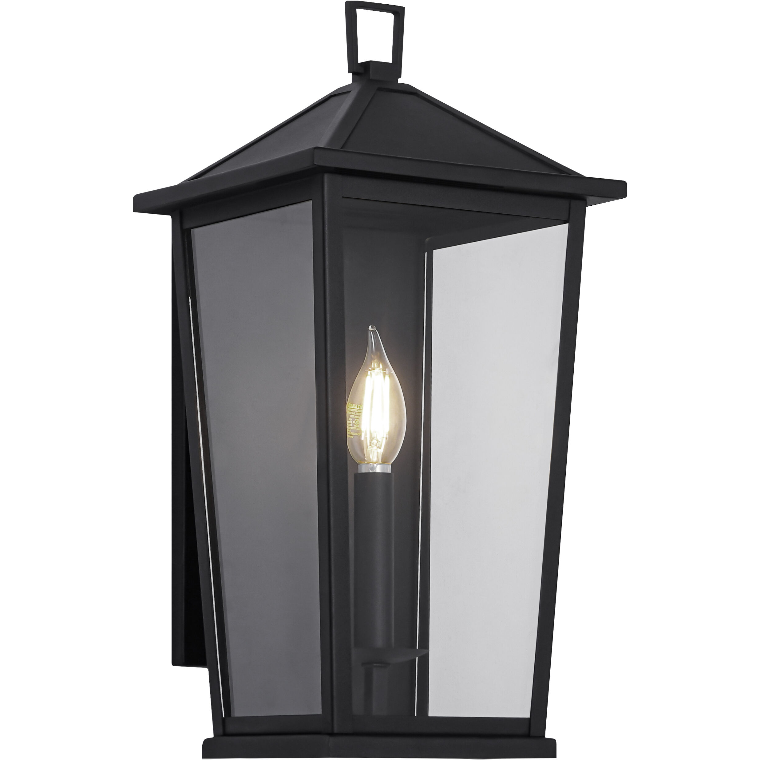 Ingress 1 Light 16.5 inch Matte Black Outdoor Wall Light