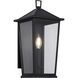 Ingress 1 Light 8 inch Matte Black Wall Sconce Wall Light