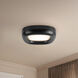 Folio 14.5 inch Black Flush Mount Ceiling Light
