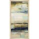Lost in Winter Blue and Beige and Gray and Multi Framed Art