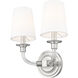 Katerina Wall Sconce Wall Light in Brushed Nickel