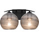 Jilly 2 Light 15 inch Black Vanity Light Wall Light
