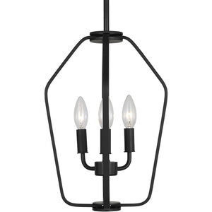 Kennan 3 Light 11 inch Midnight Black Chandelier Ceiling Light