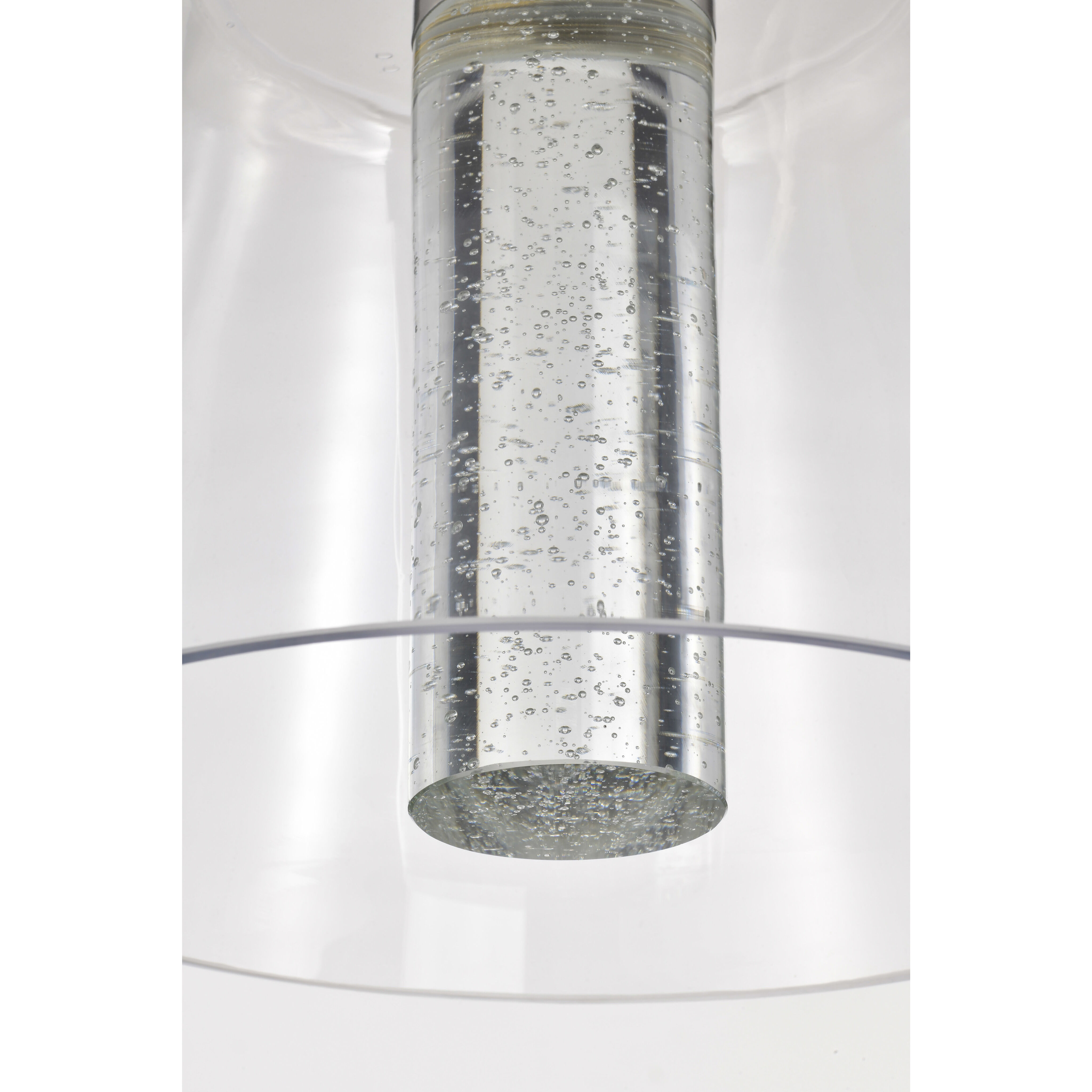 Aura LED 12 inch Brushed Nickel Pendant Ceiling Light