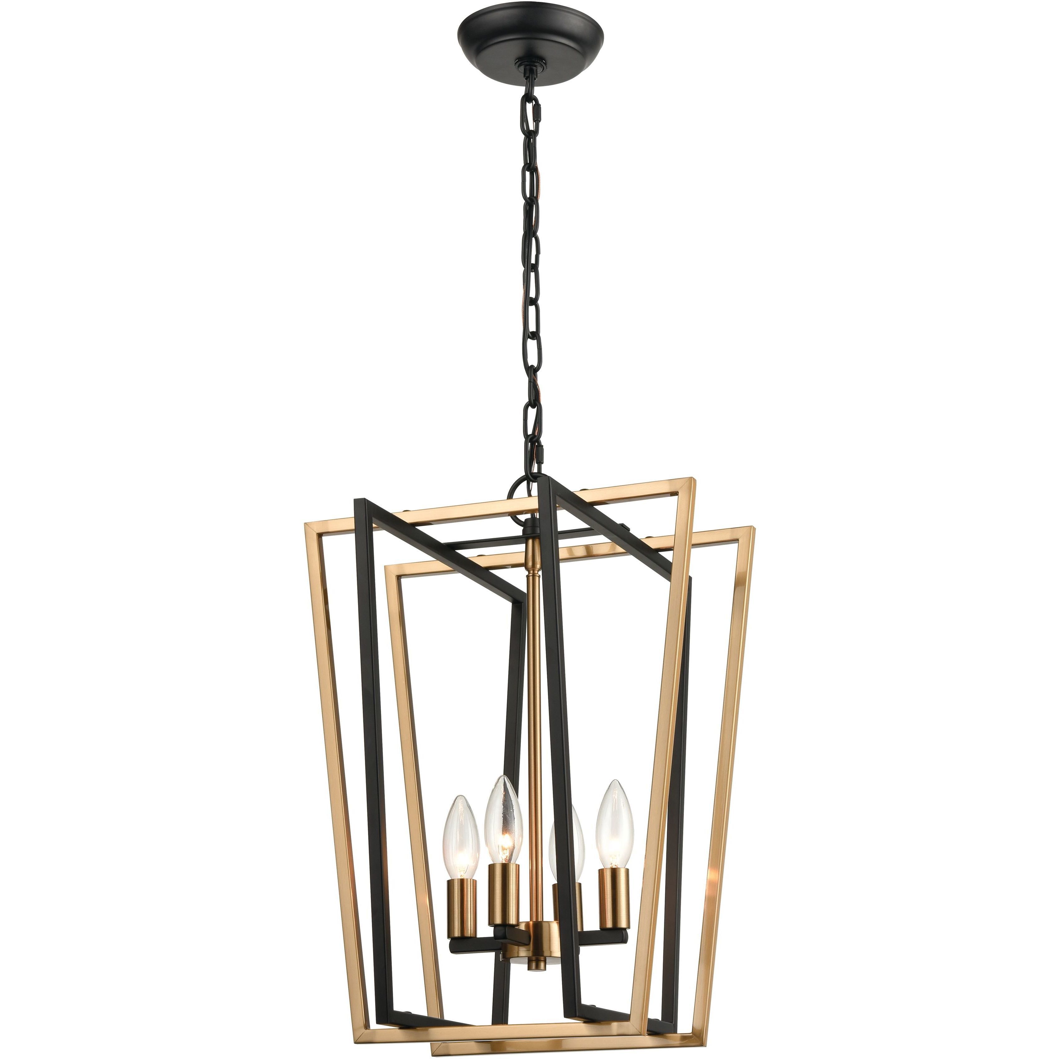Bridgette 4 Light 14 inch Matte Black Pendant Ceiling Light