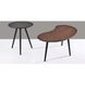 Gilmour 39 X 16 inch Black and Walnut Nesting Tables