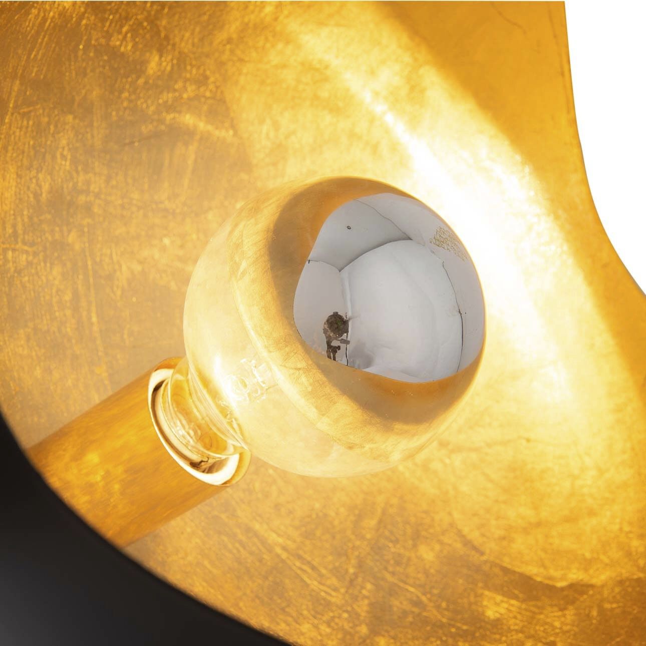 Luna Bella 13 inch 23.00 watt Black Accent Table Lamp Portable Light in Black and Gold