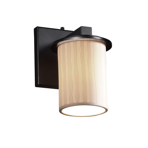 Limoges Wall Sconce Wall Light in Matte Black, Waterfall, Incandescent