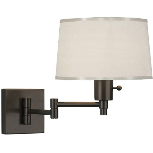 Real Simple 15 inch 60 watt Dark Bronze Wall Swinger Wall Light in Snowflake