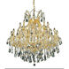 Maria Theresa 24 Light 36 inch Gold Dining Chandelier Ceiling Light in Clear, Royal Cut