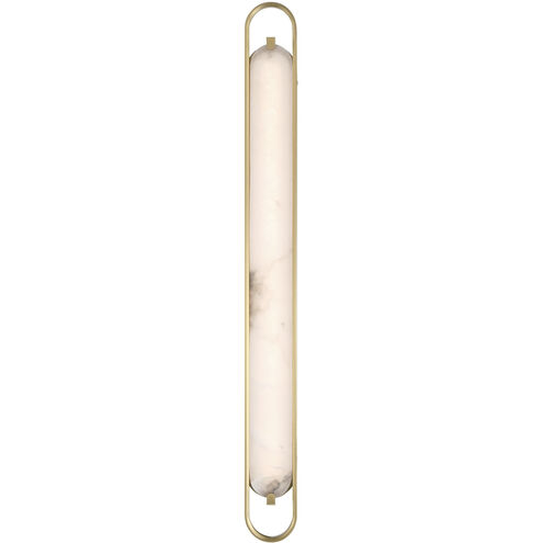 Noga 1 Light 46 inch Gold Vanity Light Wall Light