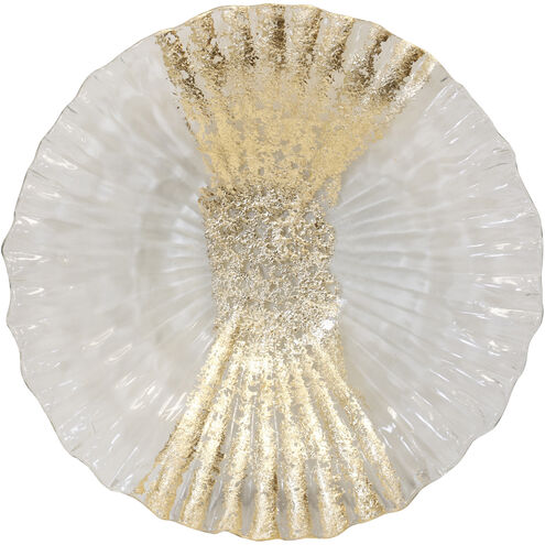 Cameron Transparent Crumbs Gold Centerpiece