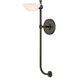 Merit 1 Light 5 inch Black Oxide Sconce Wall Light