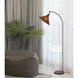 Downbridge 65 inch 60.00 watt Rust Arc Floor Lamp Portable Light
