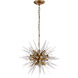 Chapman & Myers Quincy2 20 Light 20 inch Antique-Burnished Brass Sputnik Chandelier Ceiling Light, Small