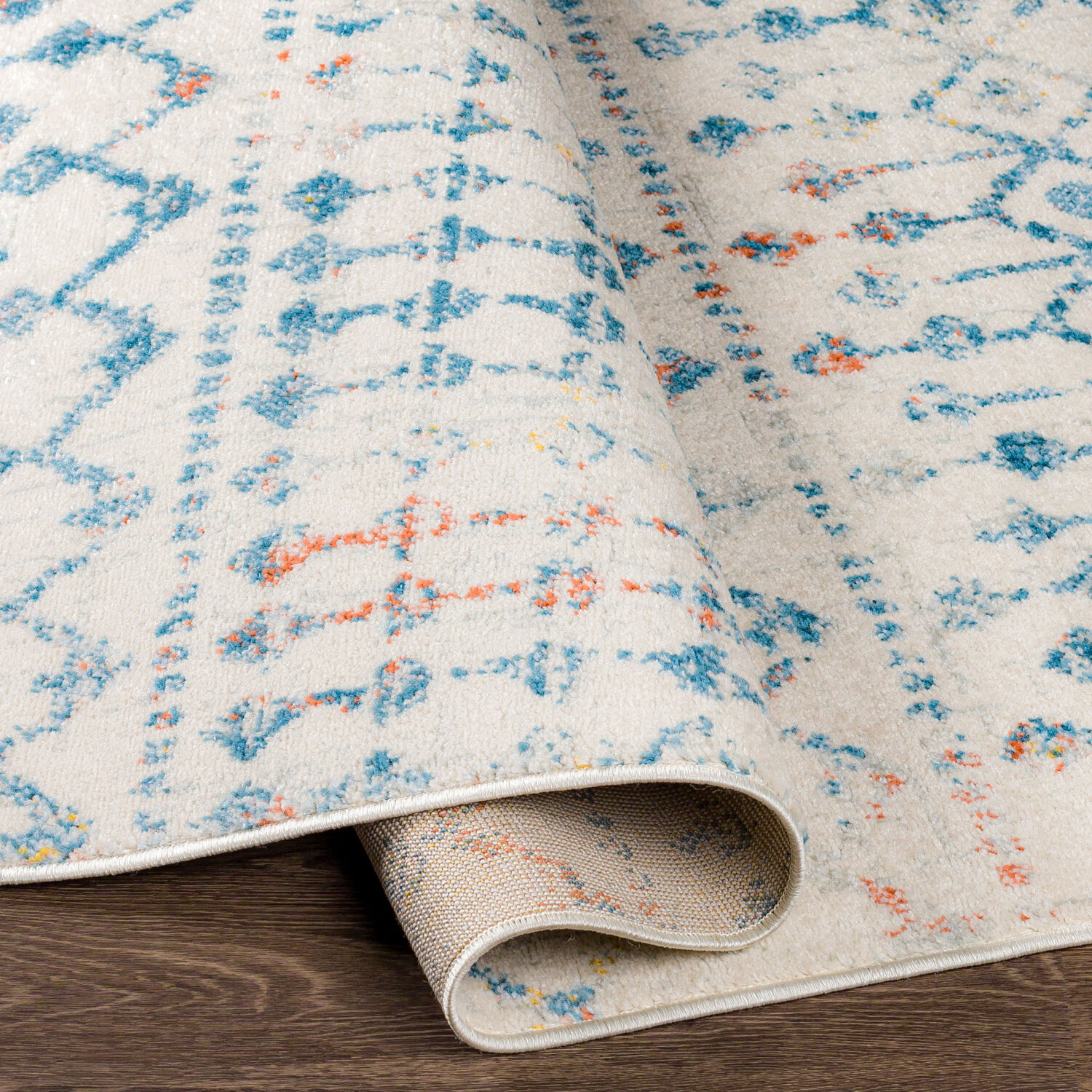 Chester 123 X 94 inch Blue Rug in 8 x 10, Rectangle