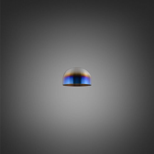 Forked Burnt Steel 9.84 inch Light Shade