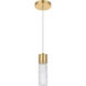 Constellation LED 5 inch Gold Pendant Ceiling Light