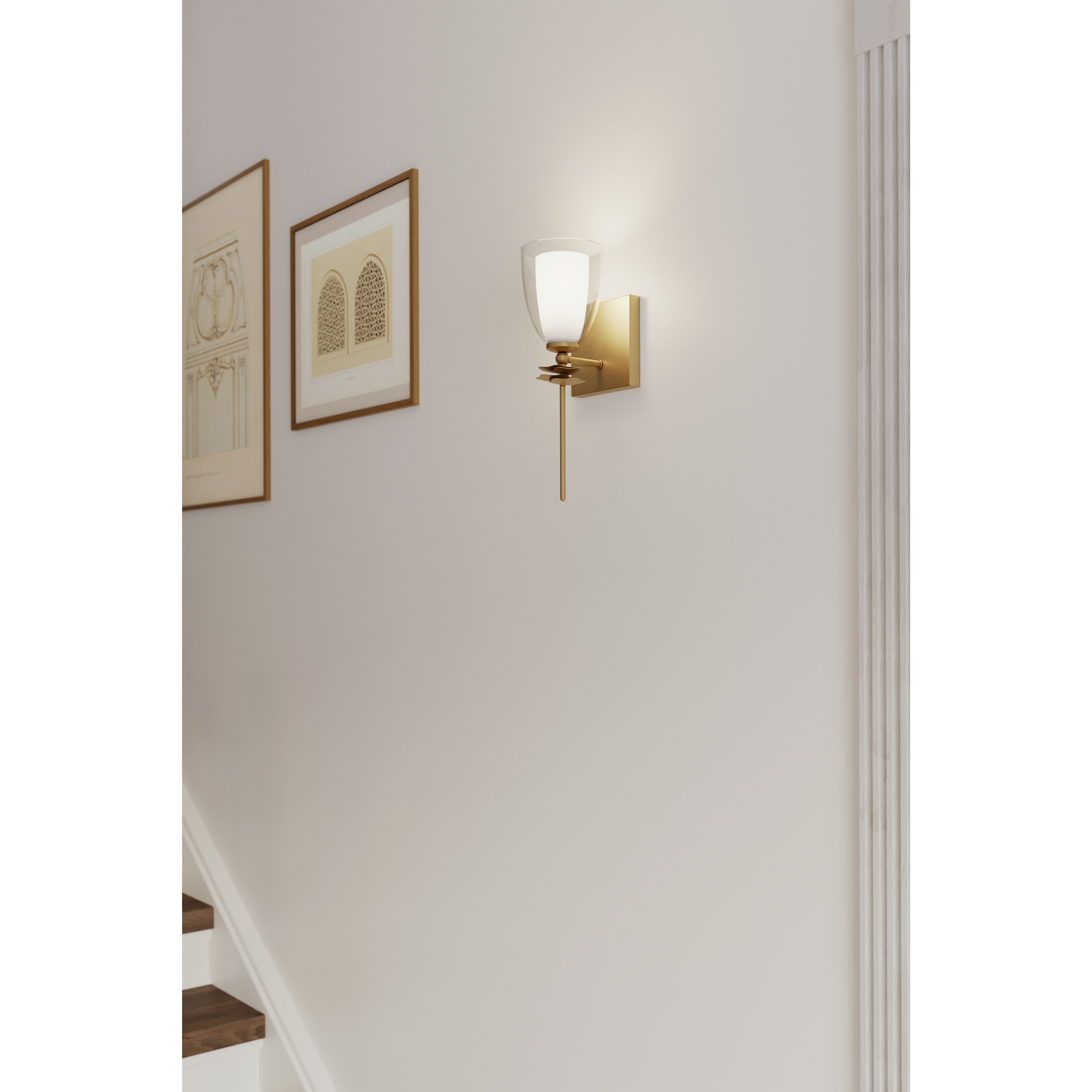 Elowen 1 Light 5.25 inch Legacy Brass Wall Sconce Wall Light