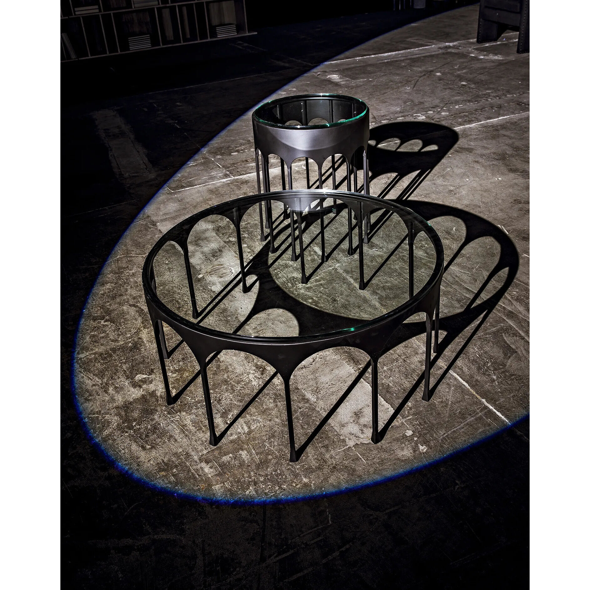 Achille 37 X 37 inch Matte Black Coffee Table
