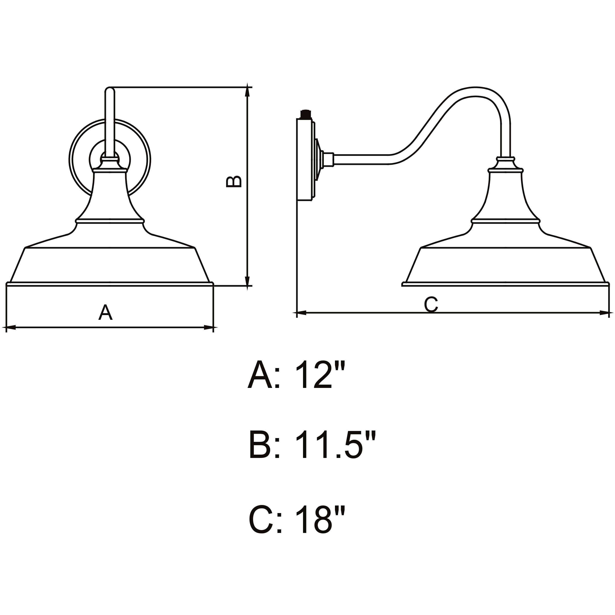 Dorado LED 11.5 inch Dark Bronze and Light Gold Outdoor Wall