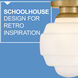 Penny 1 Light 9 inch Lacquered Brass Flush Mount Ceiling Light, Extra Small