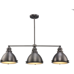 Performance Island Pendant Ceiling Light in Weathered Bronze