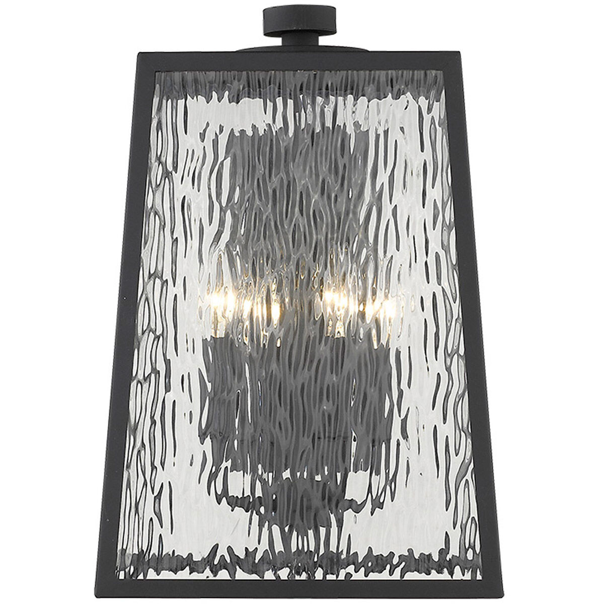 Hirche 4 Light 17 inch Matte Black Exterior Wall Mount