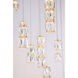 Polaris LED 24 inch Gold Chandelier Ceiling Light