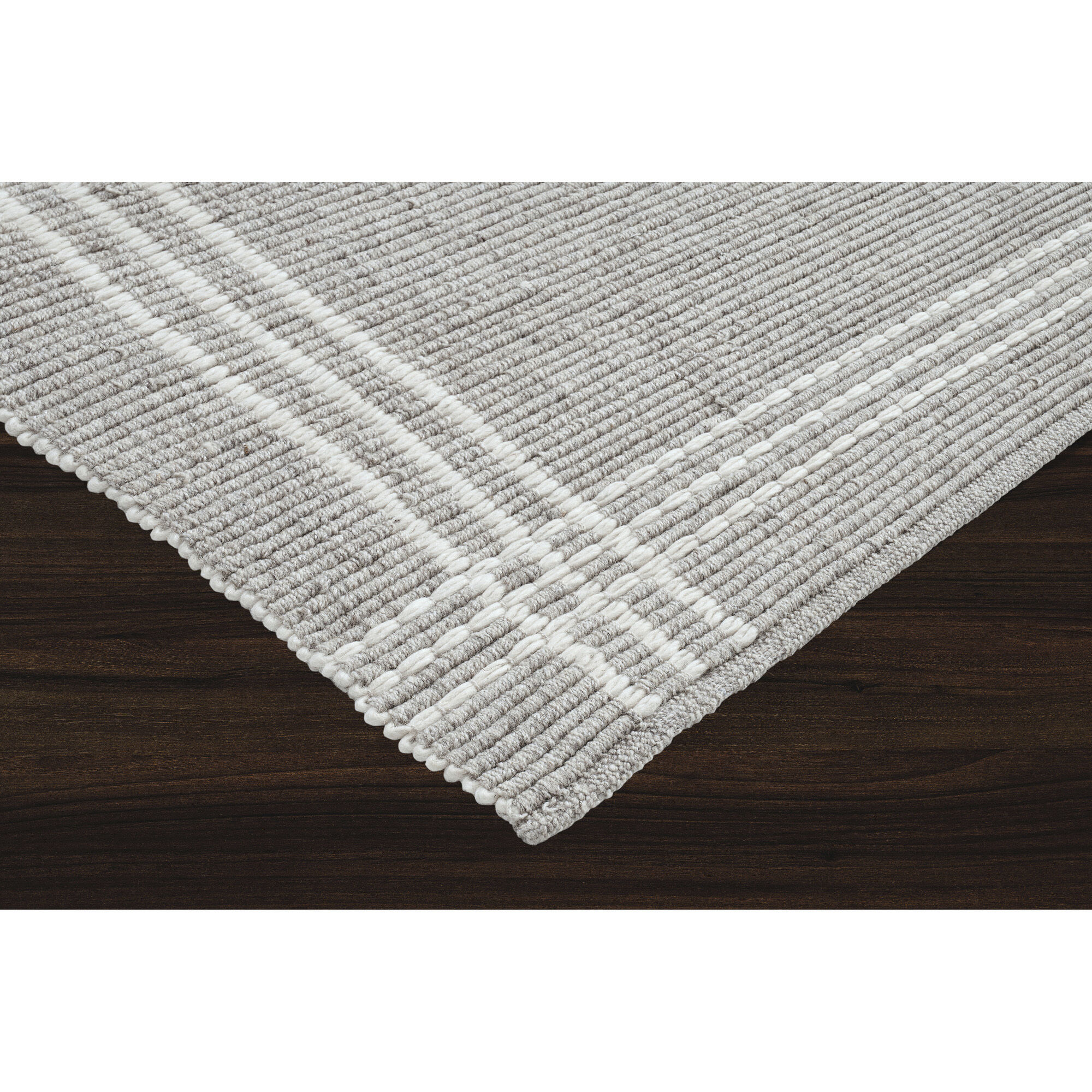 Lindley 59 X 39 inch Oatmeal Rug, 3’3" x 4’11" ft