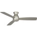 Hugh 52 52 inch Brushed Nickel Ceiling Fan