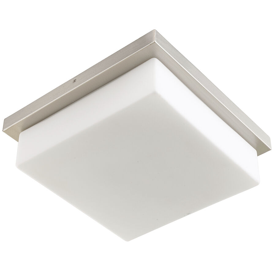 Gibraltar LED 14 inch Brushed Nickel Flush Mount Ceiling Light