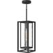 Shaw 1 Light 7 inch Textured Black Outdoor Pendant