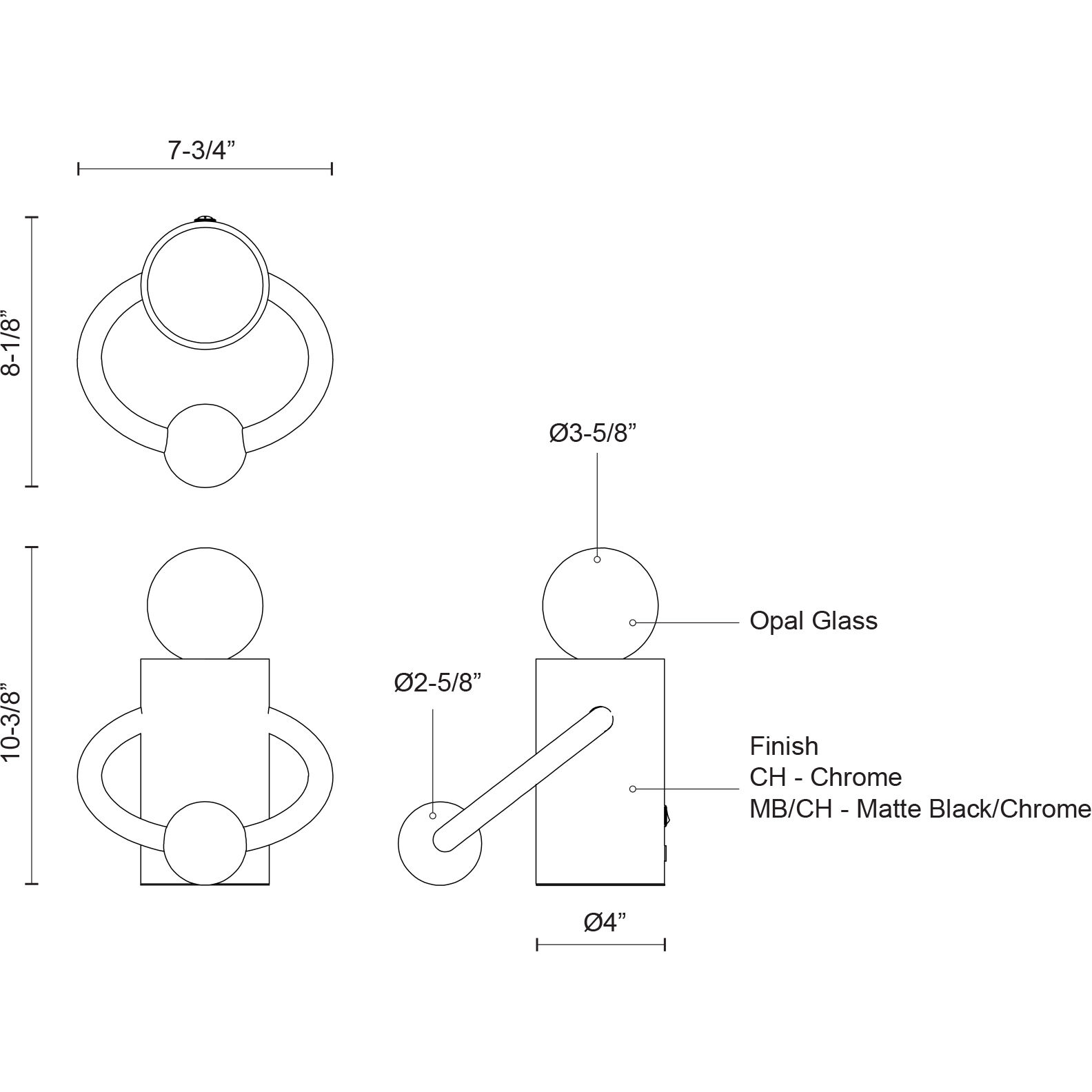 Septum 10.38 inch 7.00 watt Chrome Table Lamp Portable Light